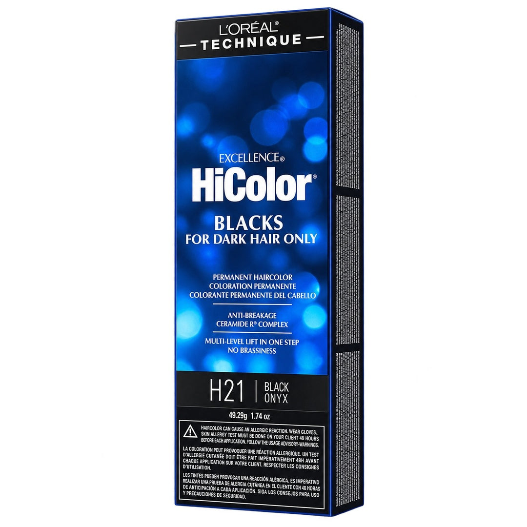 LOR021 L'Oreal HiColor HiLights [BLACK ONYX] 1.2 oz (H21)