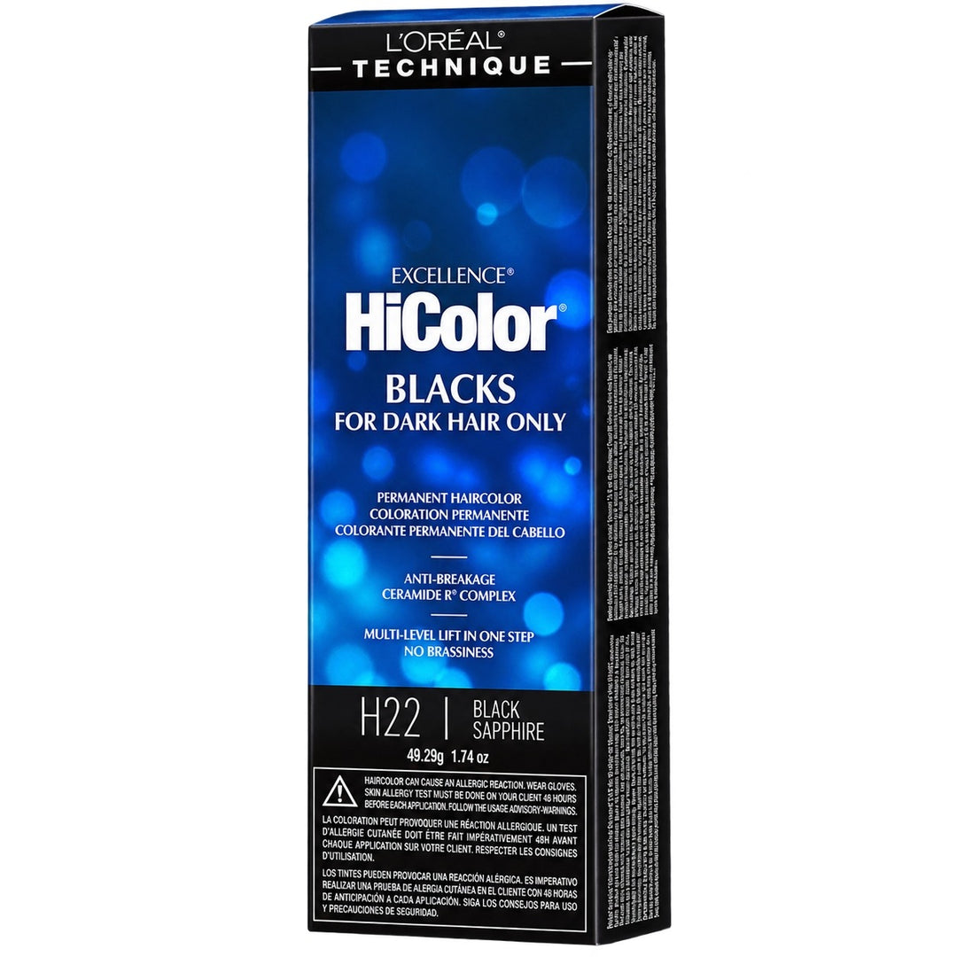 LOR022 L'Oreal HiColor HiLights [BLACK SAPHIRE] 1.2 oz (H22)