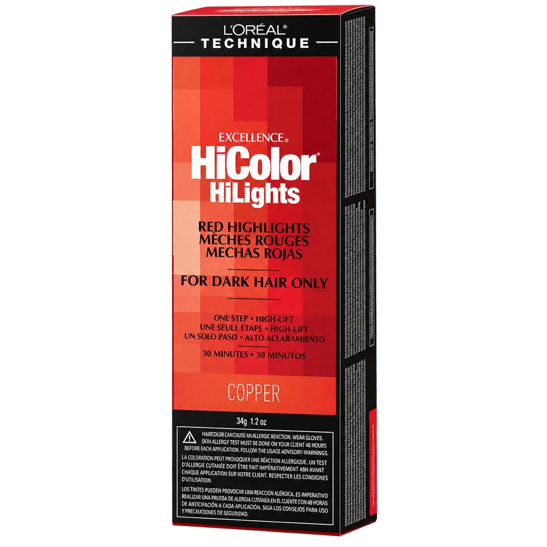 LOR101 L'Oreal HiColor HiLights [COPPER] 1.2 oz