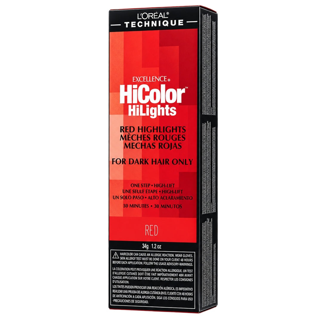 LOR104 L'Oreal HiColor HiLights [RED] 1.2 oz
