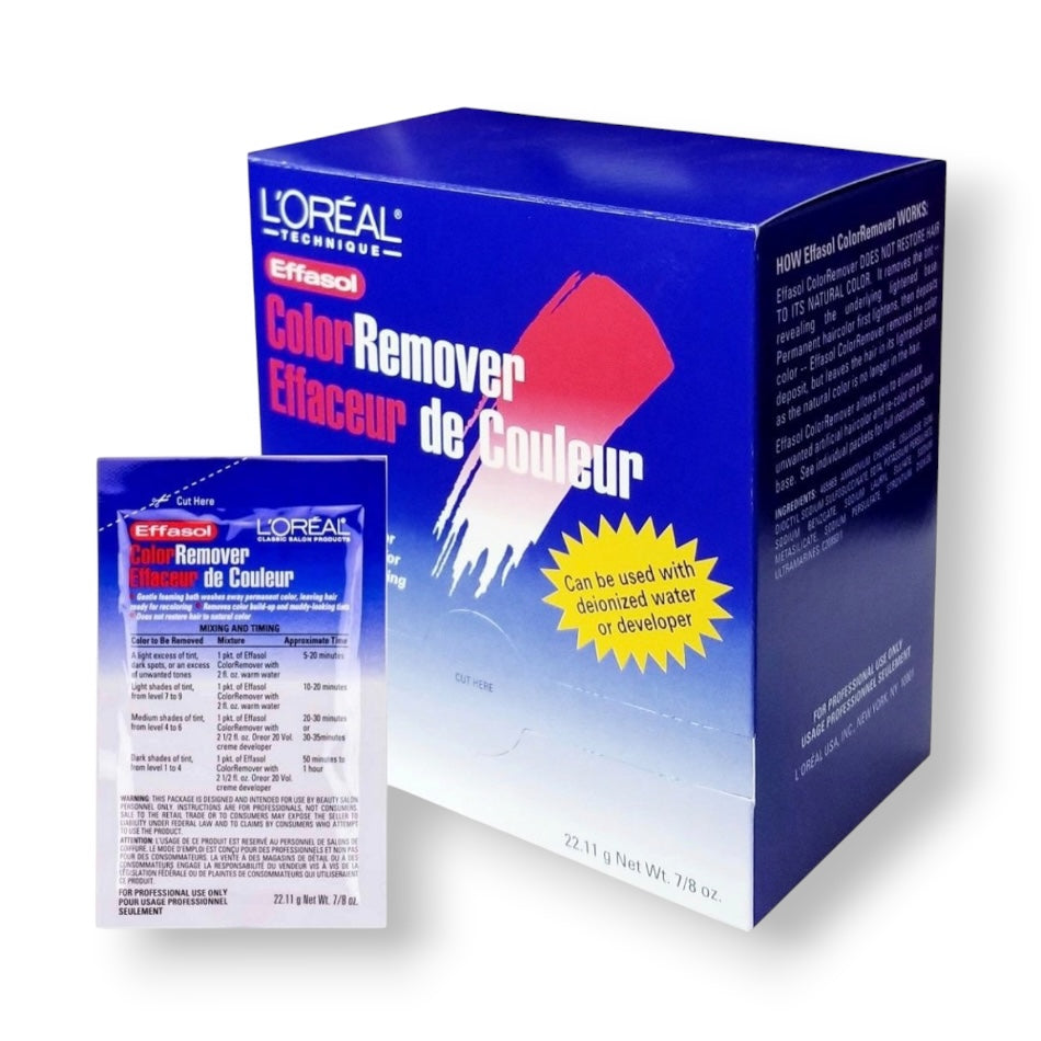 LOR311 L'Oreal Effasol Color Remover 22.11g x 12pks