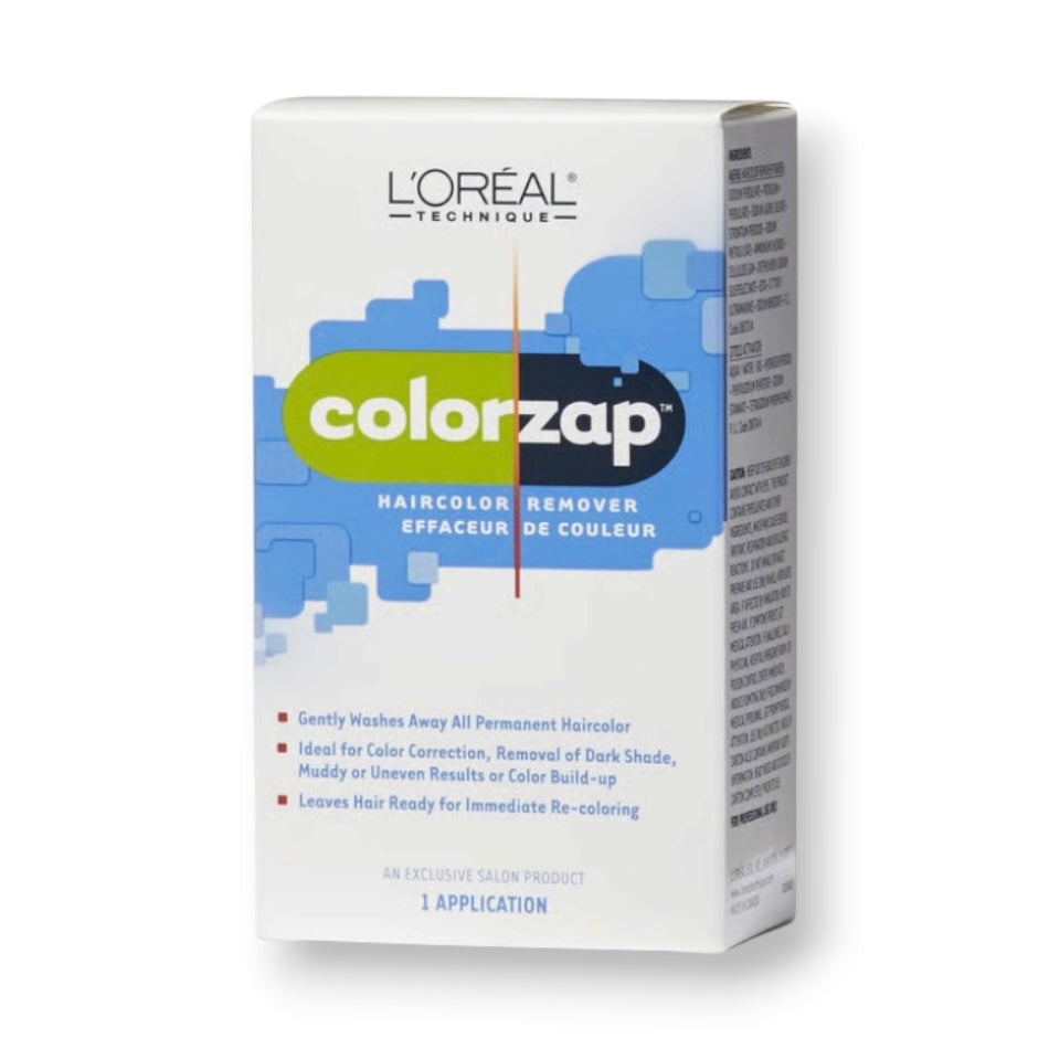 LOR312 L'Oreal ColorZap Hair Color Remover 1 Application
