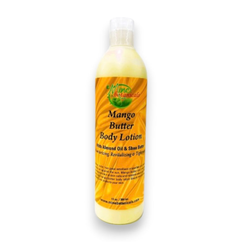 Mine Botanicals Mango Butter Body Lotion 13 oz