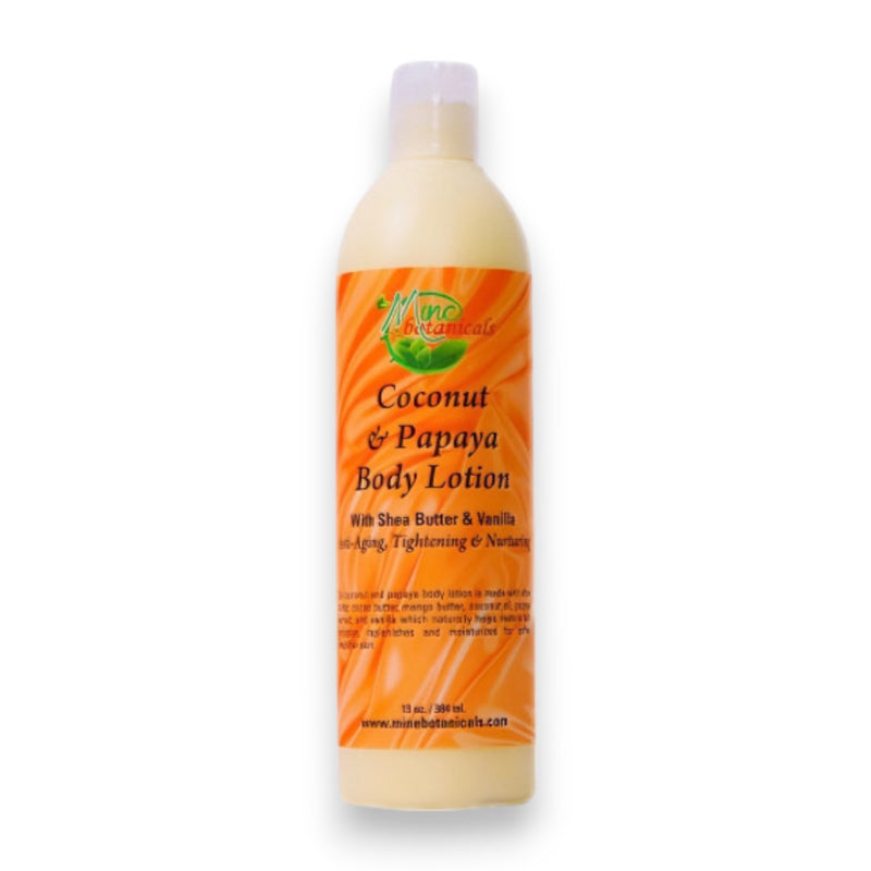 Mine Botanicals Coconut & Papaya Body Lotion 13 oz