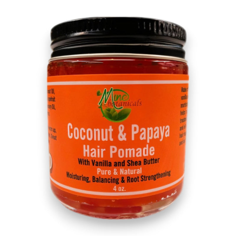 Mine Botanicals Coconut & Papaya Hair Pomade 4 oz