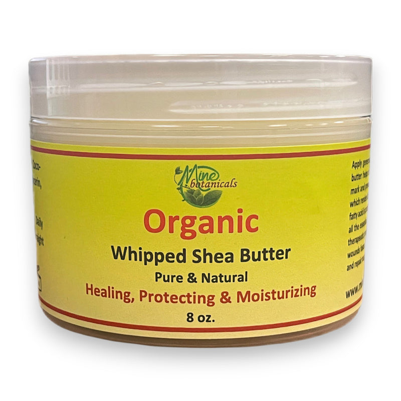 Mine Botanicals Organic Whipped Shea Butter 8 oz