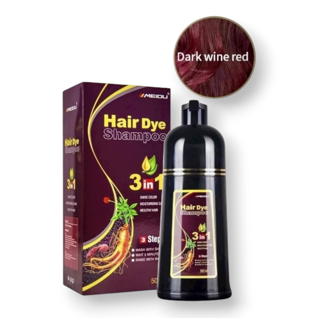 Meidu Hair Dye 3 in 1 Shampoo Purple 500 ml