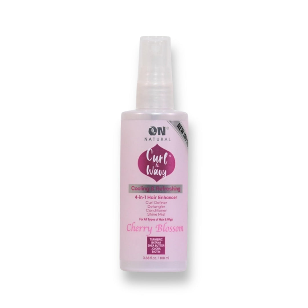 On Natural Curl-N-Wavy 4-in-1 Hair Enhancer (Cherry Blossom) 3.38 oz