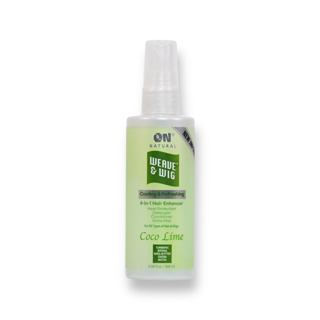 On Natural Curl-N-Wavy 4-in-1 Hair Enhancer (Coco Lime) 3.38 oz