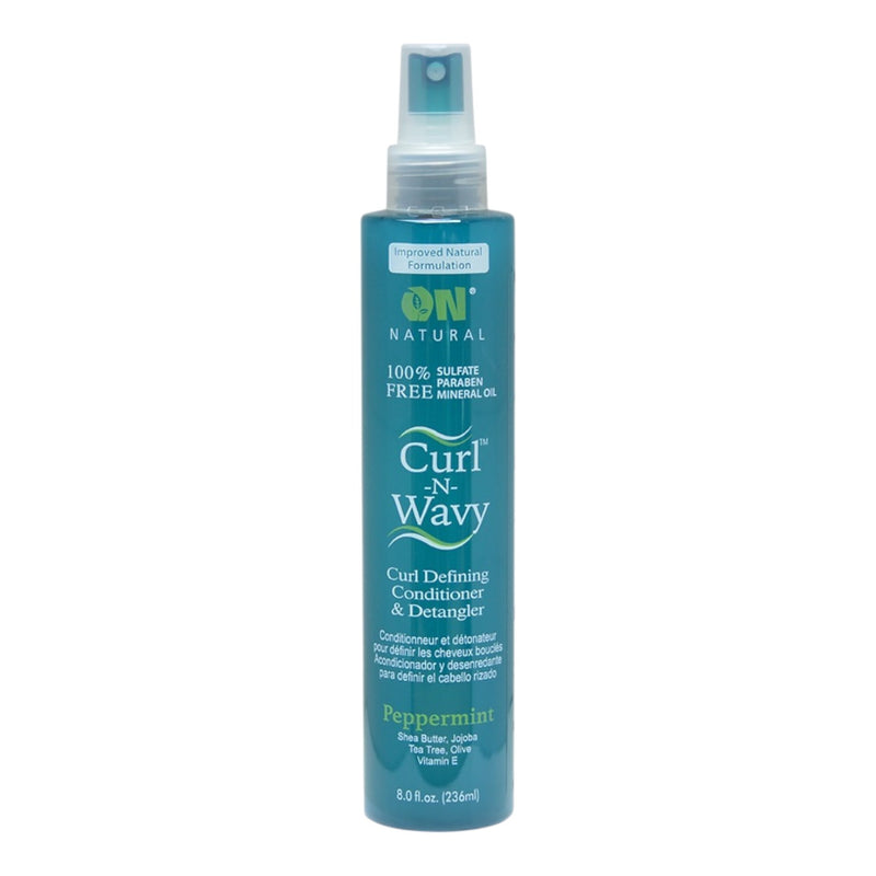 On Natural Curl N Wavy Curl Def Cond & Detan Peppermint 8 oz