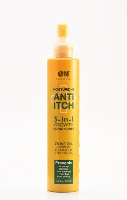 ONT1011 On Natural 5-in-1 Itch Free Growth Cond Olive Oil 8 oz