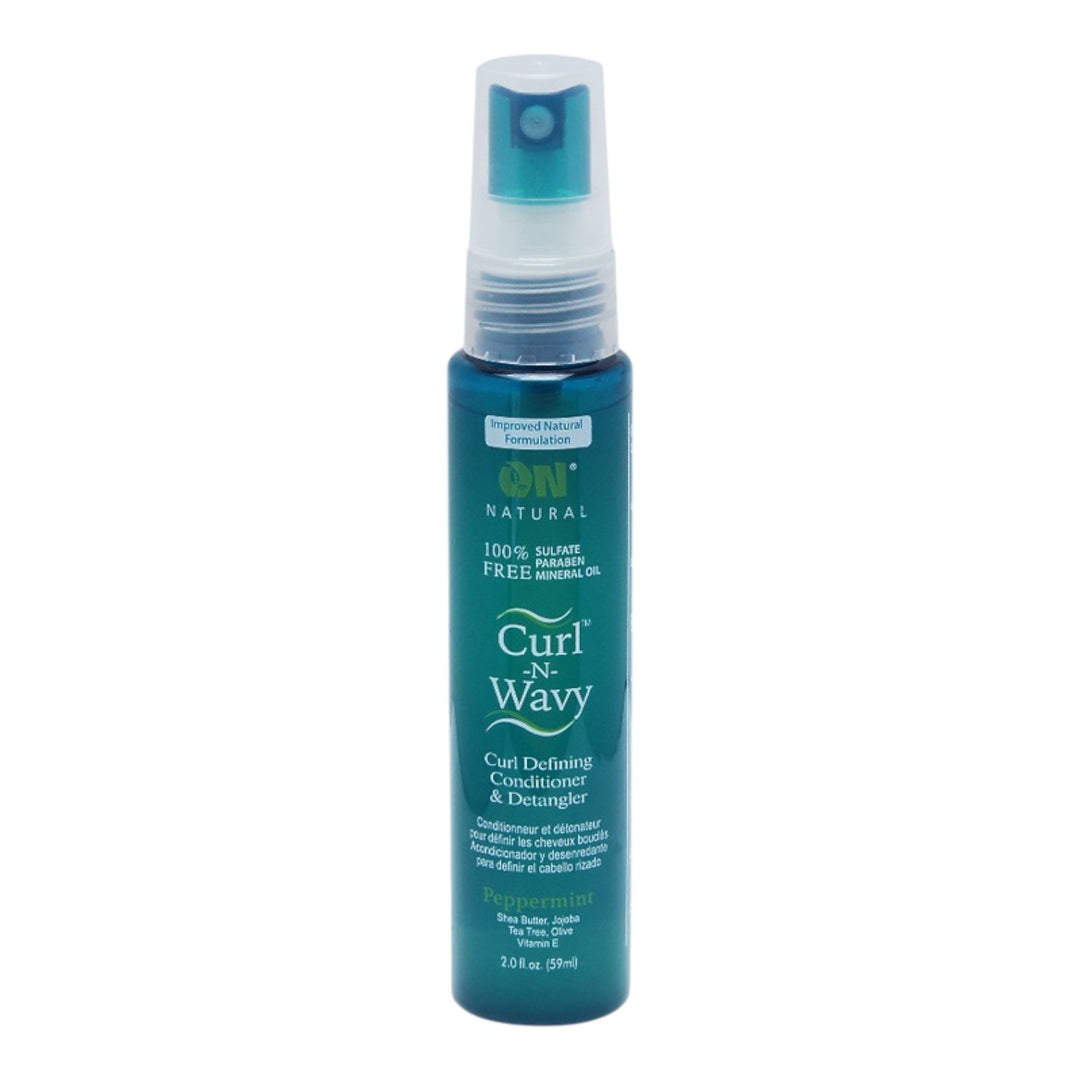 On Natural Curl N Wavy Curl Def Cond & Detan Peppermint 2 oz