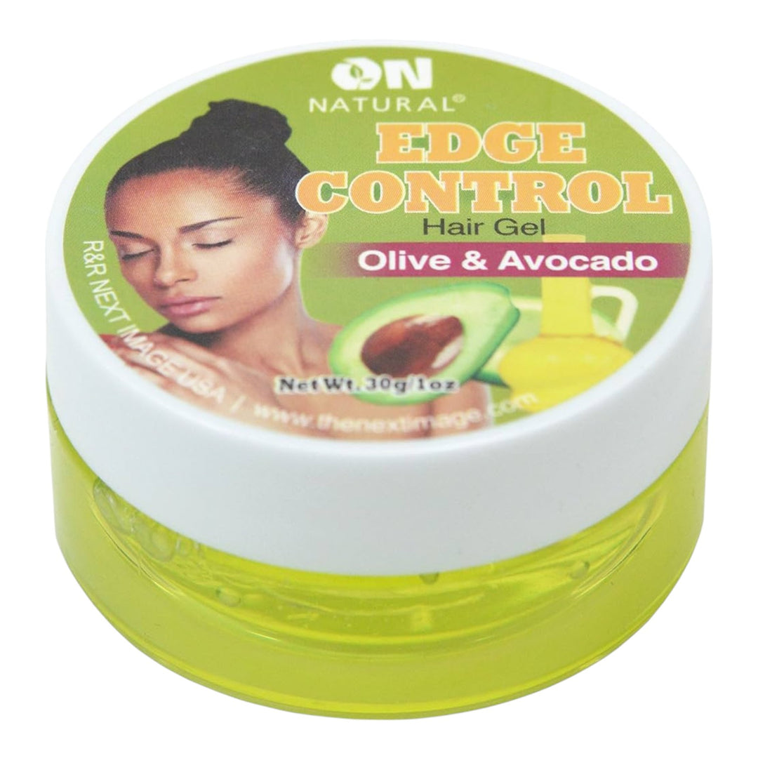 On Natural Edge Control Hair Gel Olive & Avocado 1 oz