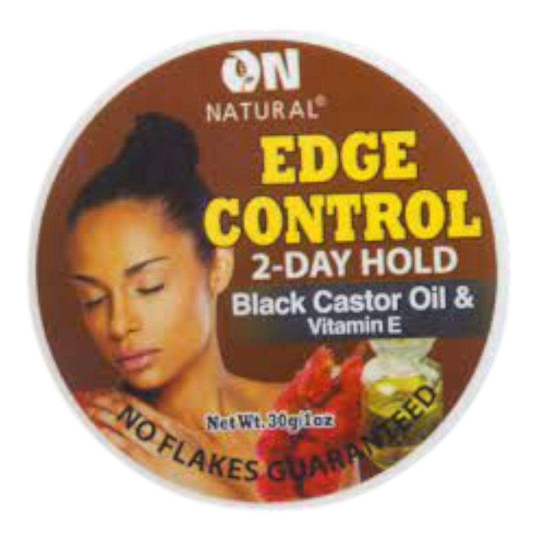 On Natural Edge Control 2-Day Hold Black Castor & Vit E 1 oz