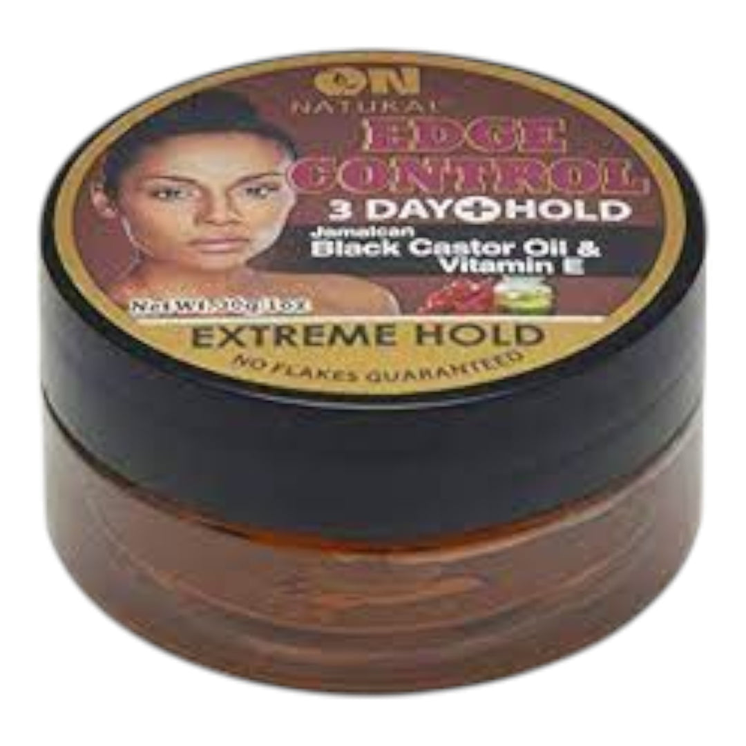 On Natural Edge Control 3 Day Hold BK Castor & Vit E 1 oz