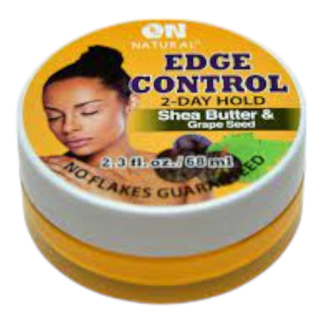 On Natural Edge Control 2 Day Hold Shea Butter & Grape Seed 2.3 oz