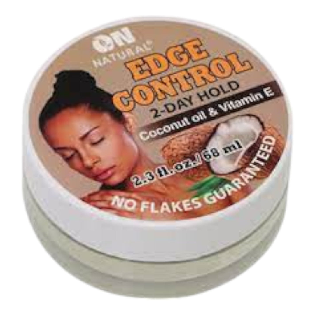 On Natural Edge Control 2 Day Hold Coconut Oil & Vit E 2.3 oz
