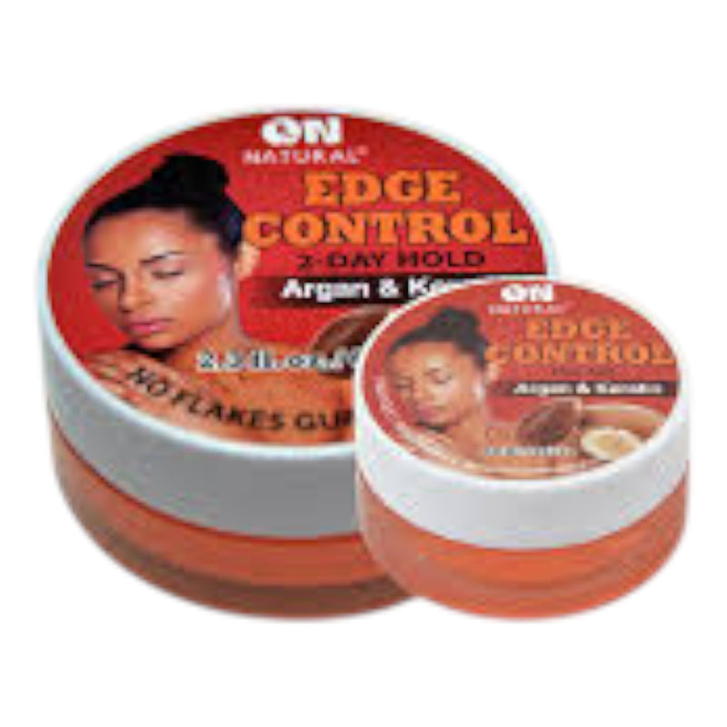 On Natural Edge Control 3 Day Hold Jam BK Castor Oil & Vit E 3.4 oz
