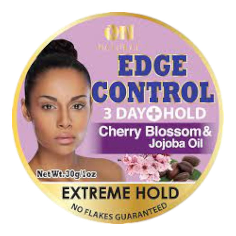 On Natural Edge Control 3 Day Hold Cherry Bloss & Jojoba Oil 3.4 oz