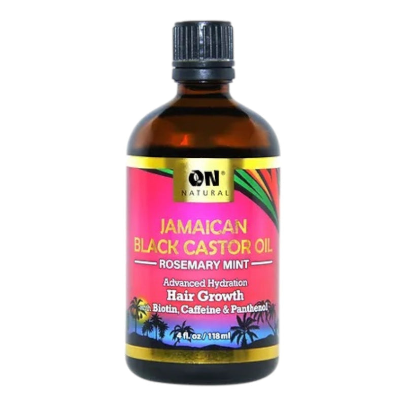 On Natural Jamaican Black Castor Oil Rosemary Mint 4 oz