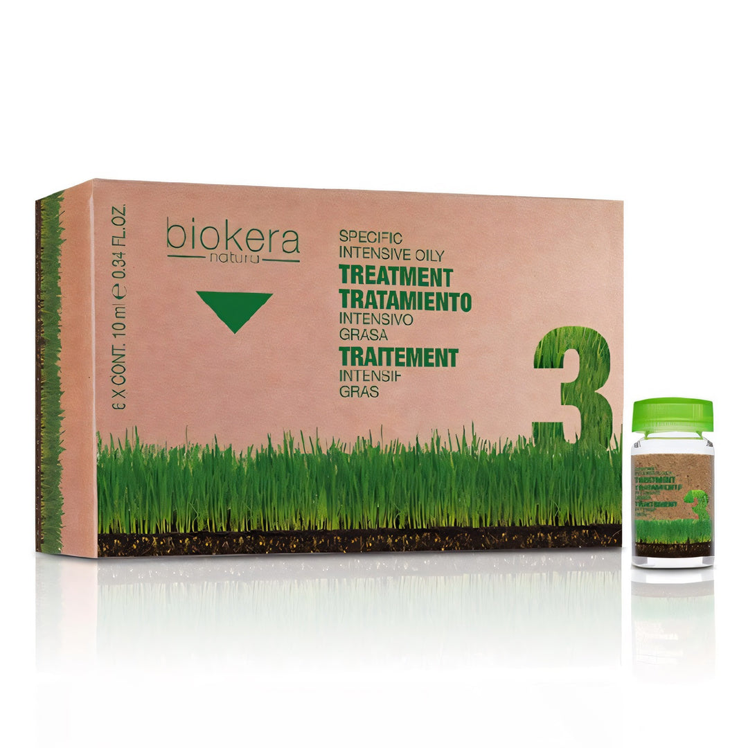 SALM516 Salerm Biokera Specific Intensive Oily Treatment 6 x 10 ml
