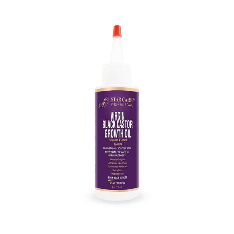 Star Care Virgin Black Castor Growth Oil 4 oz