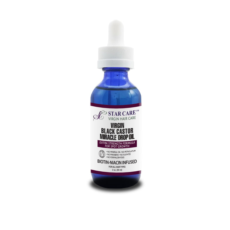Star Care Virgin 'Black' Castor Miracle Drop Oil 2oz/59ml