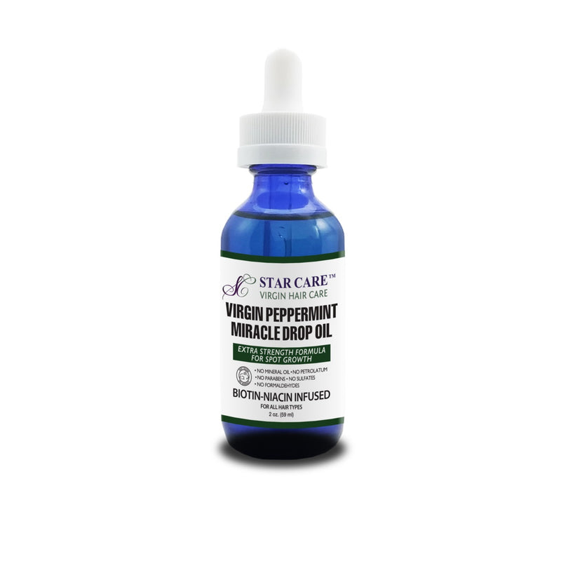 Star Care Virgin 'Peppermint' Castor Miracle Drop Oil 2oz/59ml