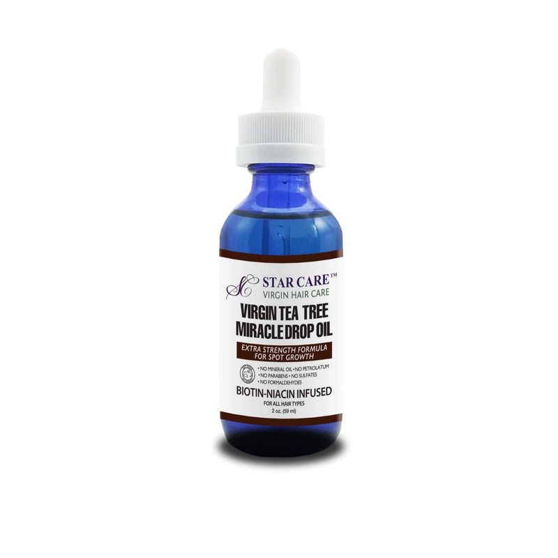 Star Care Virgin 'Tea Tree' Castor Miracle Drop Oil 2oz/59ml