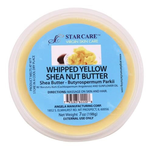 Star Care Whipped (Yellow) Shea Butter 7 oz