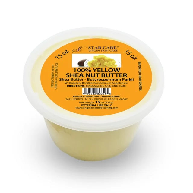 Star Care 100% Yellow Shea Butter 15 oz