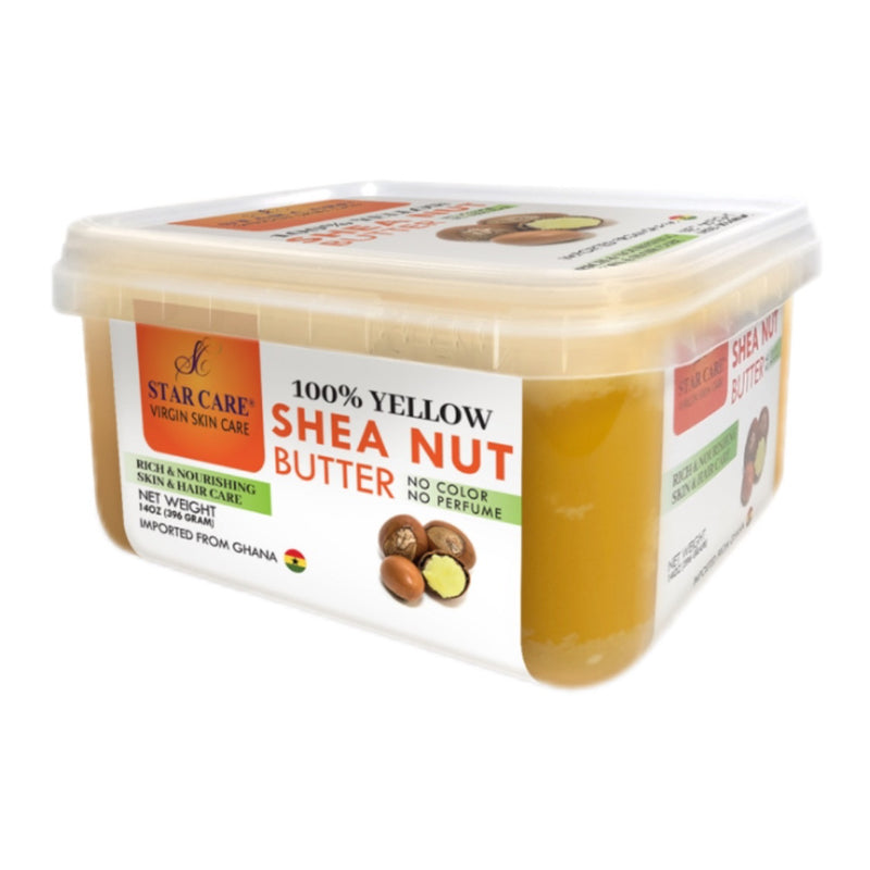 Star Care 100% Yellow Shea Butter 14 oz (New)