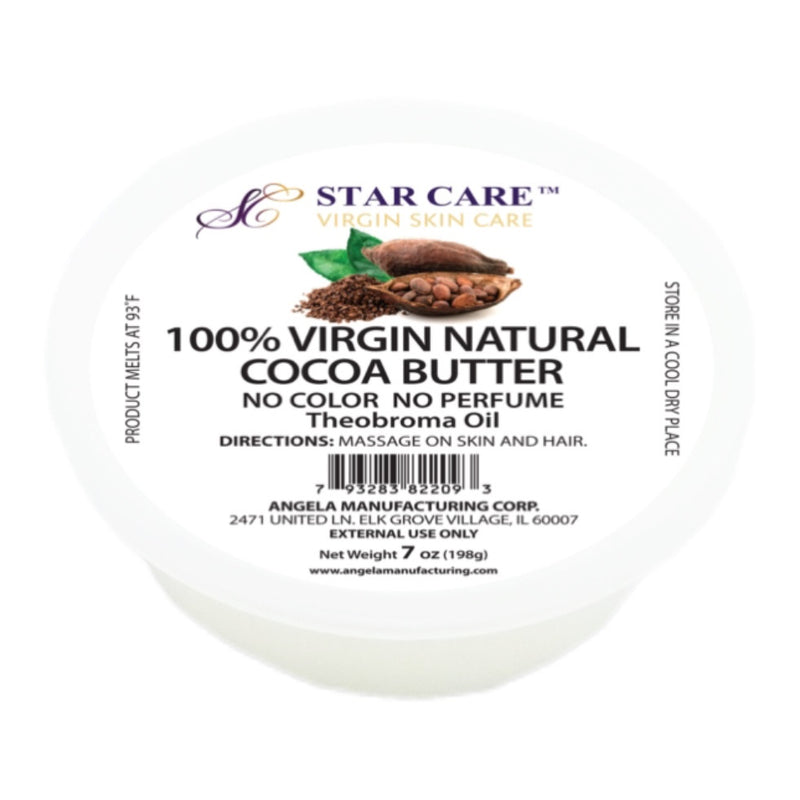 Star Care 100% Virgin Natural Cocoa Butter 7 oz