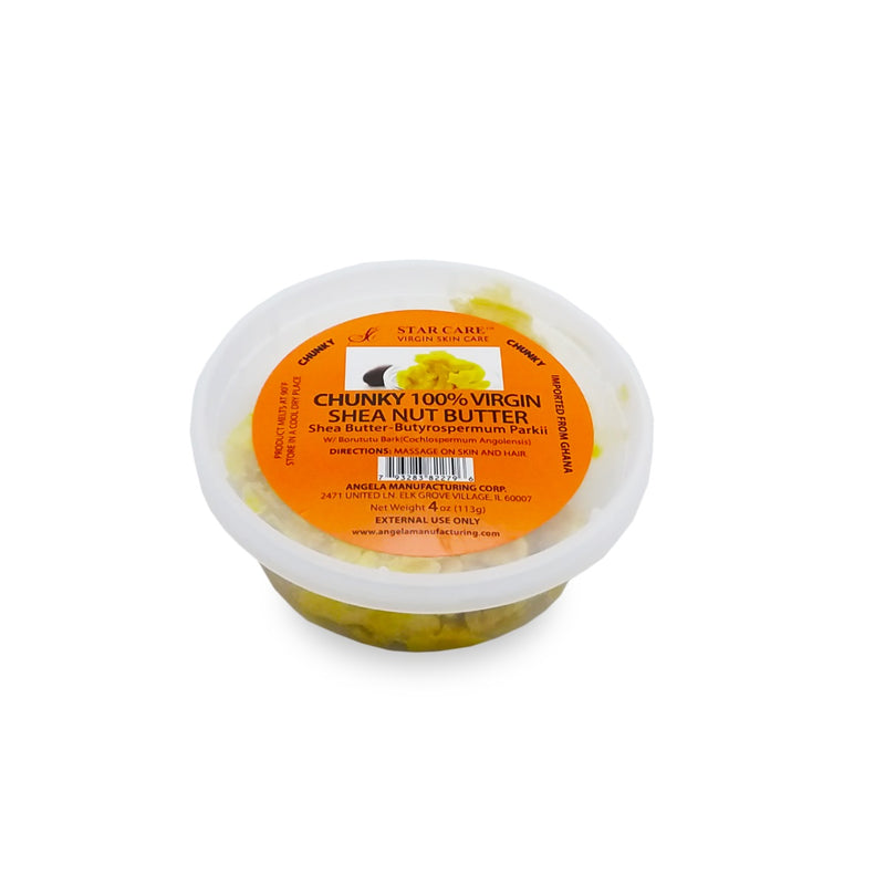 Star Care Chunky 100% Virgin Shea Butter 4 oz