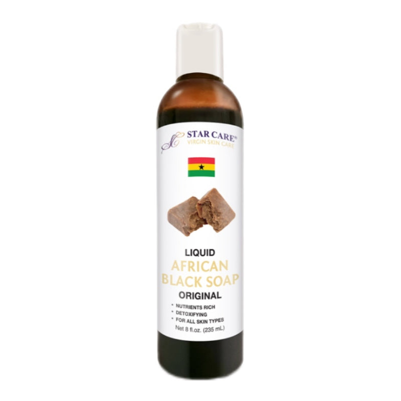 Star Care Liquid African Black Soap Original 8 oz