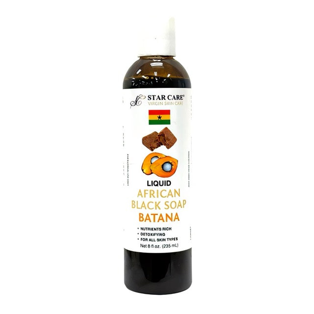 SCA1390 Star Care Liquid African Black Soap Batana 8 oz