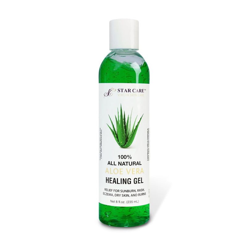 Star Care Aloe Vera Healing Gel 8 oz (GREEN)