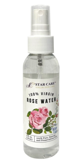 Star Care 100% Virgin Rose Water 4oz/118ml