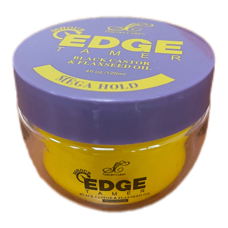 Smart Care Edge Tamer.BK Castor&Flaxseed Oil 4 oz -Mega Hold
