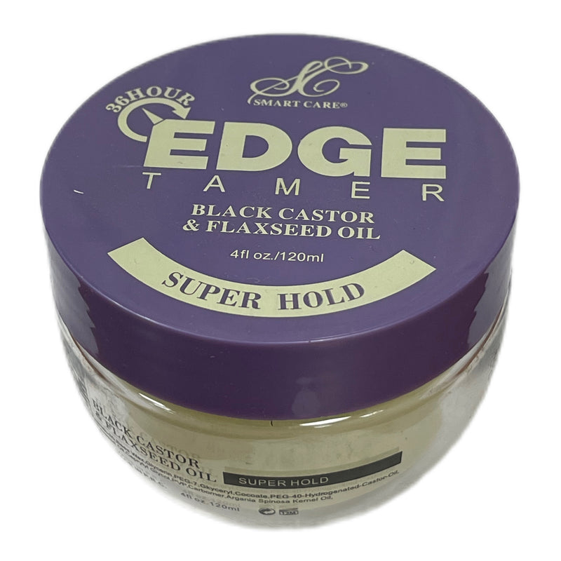Smart Care Edge Tamer BK Castor&Flaxseed Oil 4 oz (Super Hold)