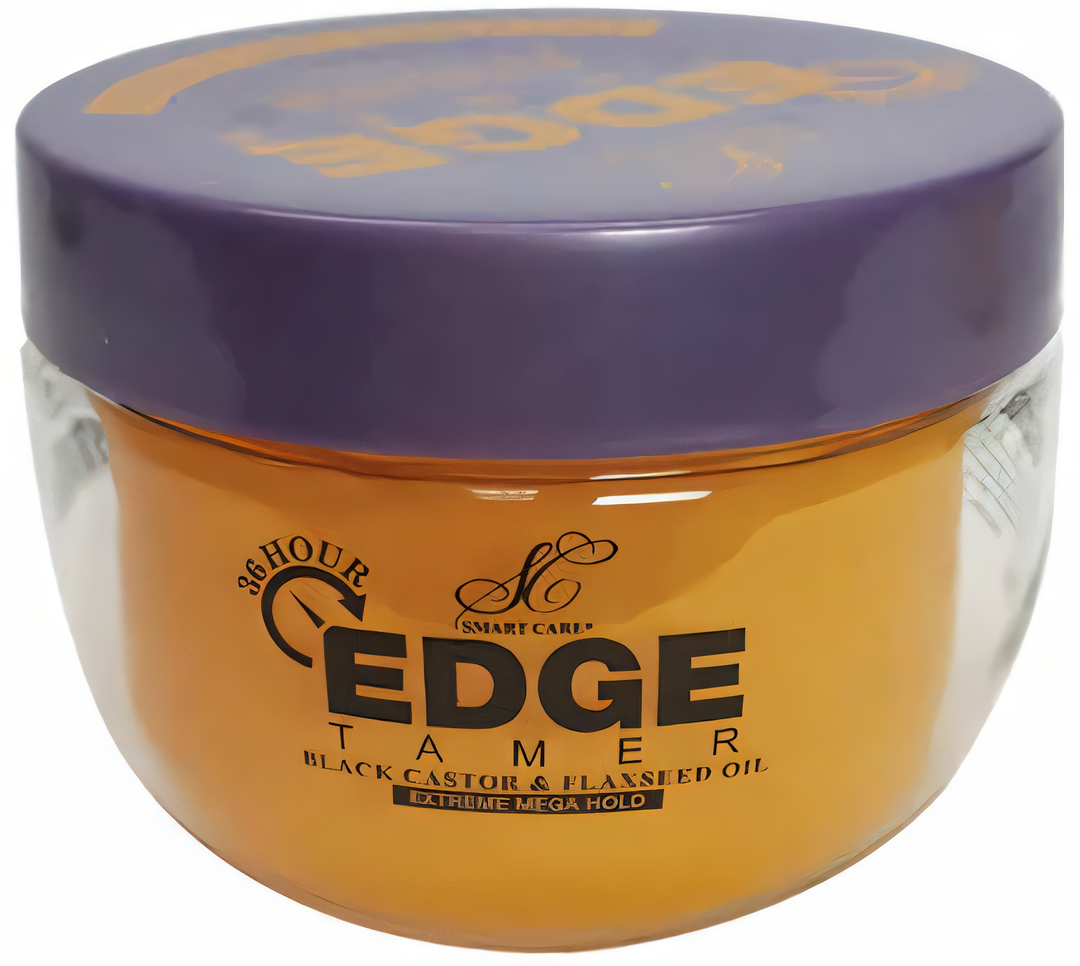 SCA4004 Smart Care Edge Tamer.BK Castor&Flaxseed Oil 4 oz - Extreme Hold