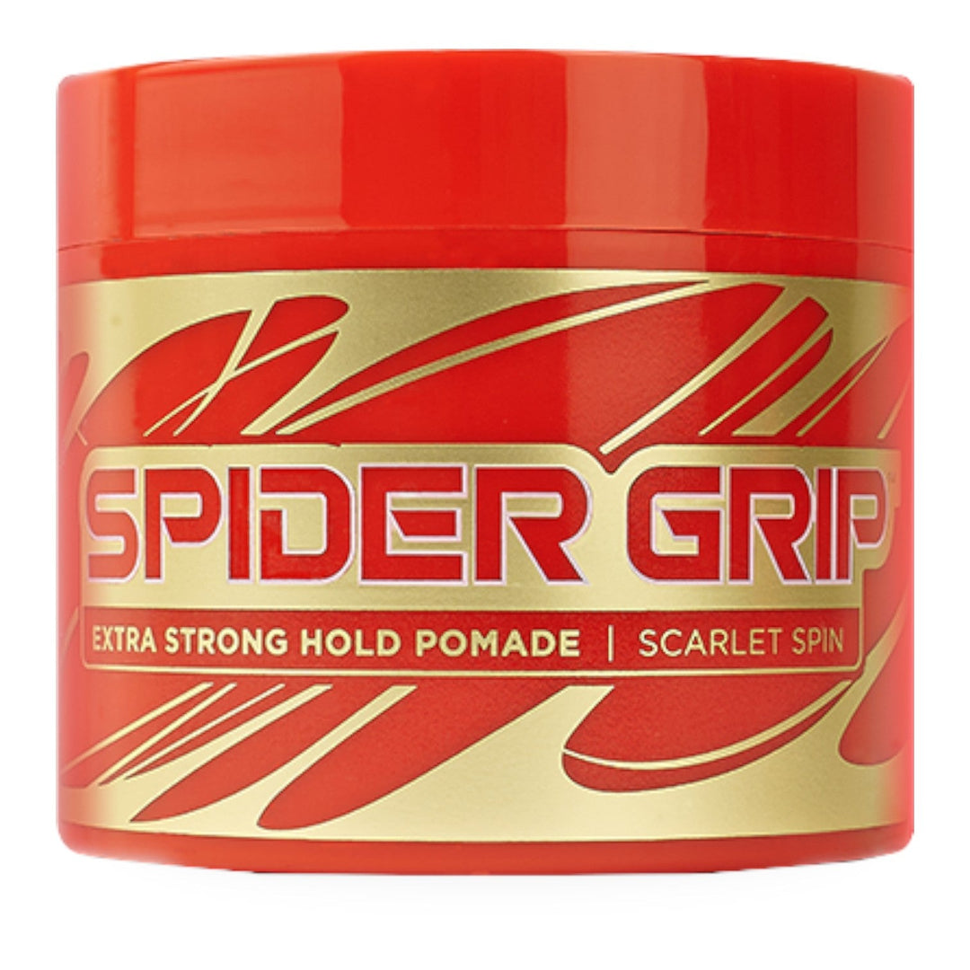 Style Factor Spider Grip Extra Strong Hold Pomade Scarlet Spin 10oz