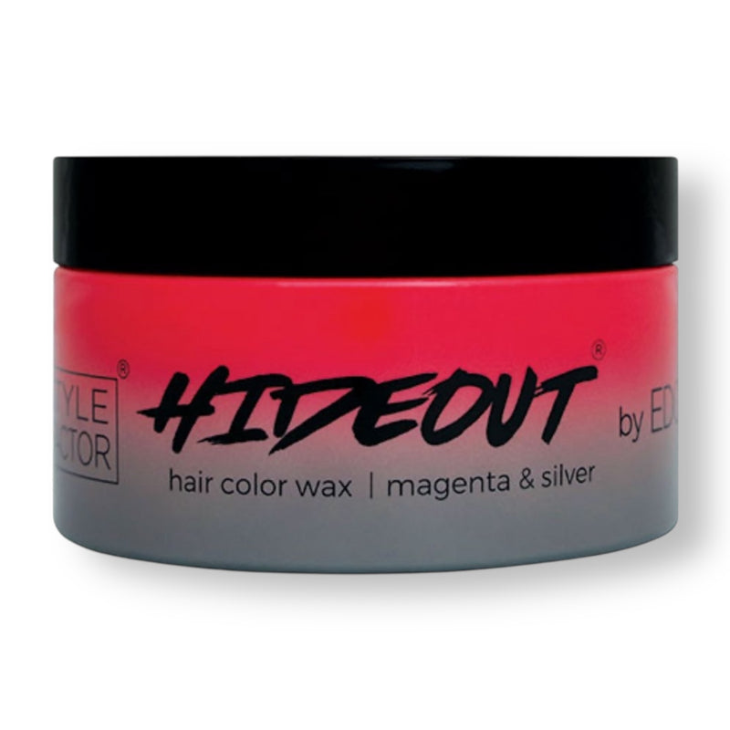 Edge Booster Hideout Color Wax Magenta & Silver 5.4 oz