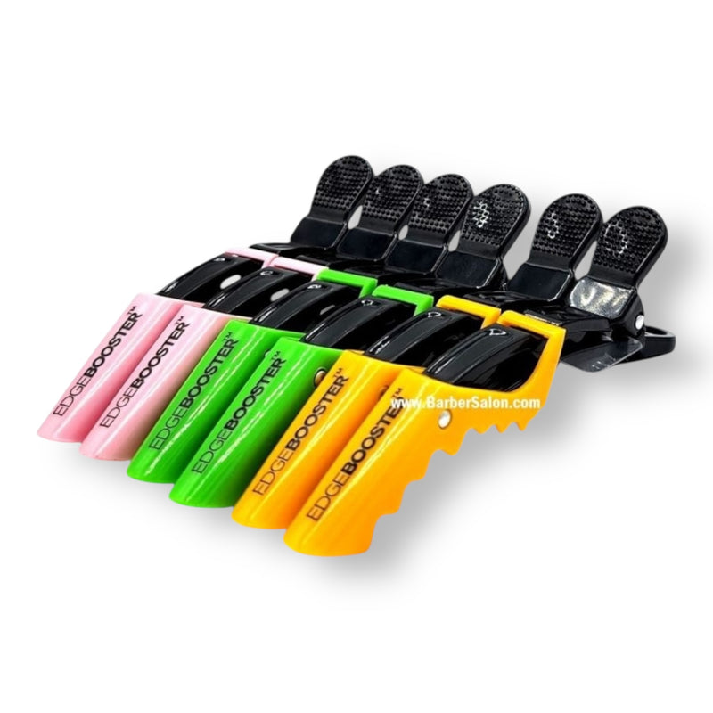 SFEB9004 E/B Crocodile Hair Clip Green / Pink / Yellow        #2