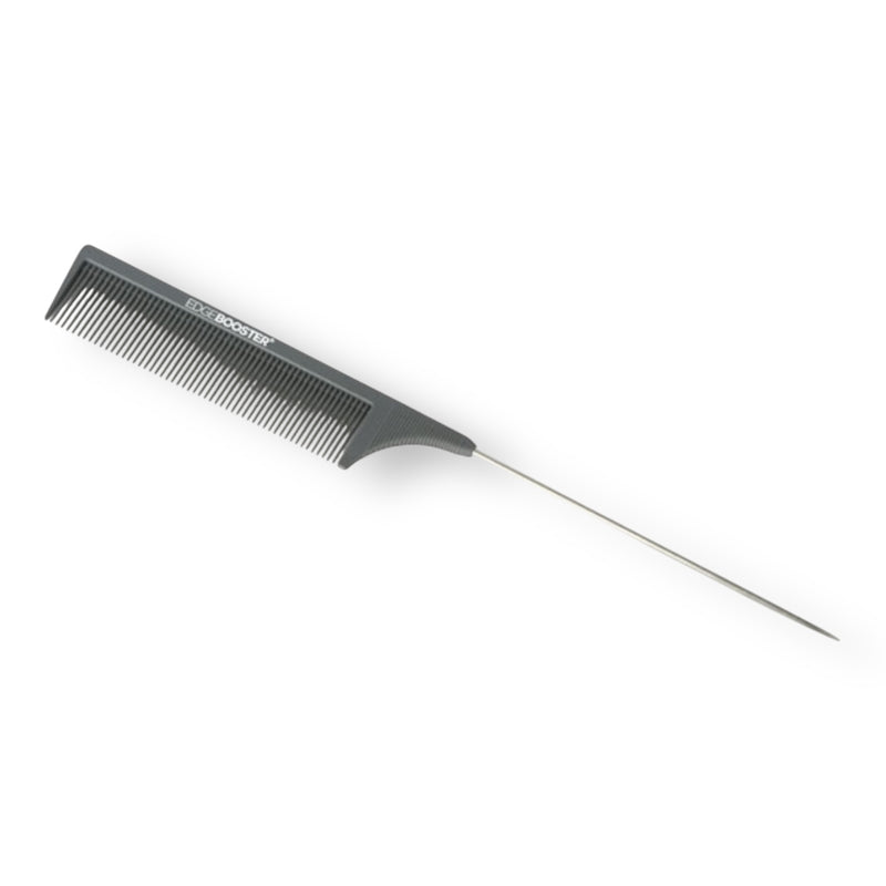 Edge Booster Carbon Anti-Static Pin Tail Comb Gray 9