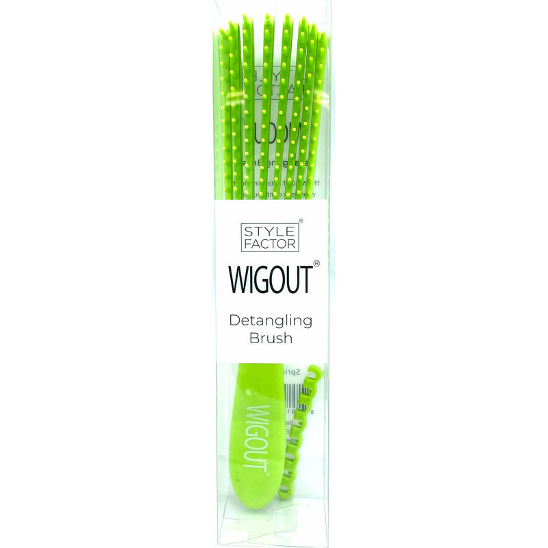 Edge Booster WIGOUT Detangling Brush Green