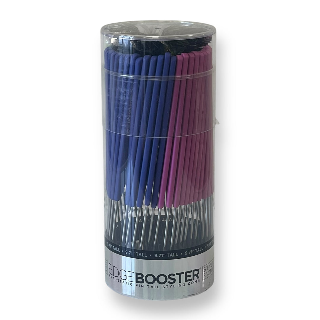 SFEB9066 Edge Booster Anti-Static Pin Tail Styling Comb 9.71” 48 Pack