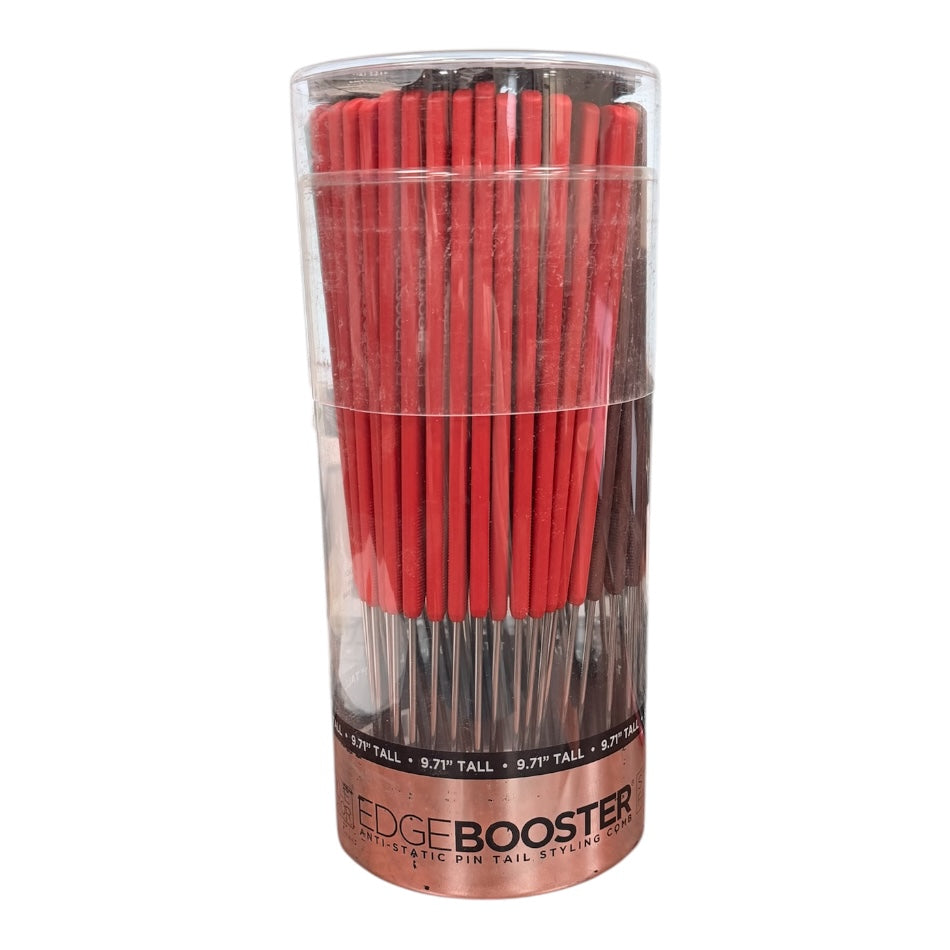 SFEB9067 EB Anti-Static Pin Tail Styling Comb 9.71" 48 Pack (Light B/Dark B/Orange R)