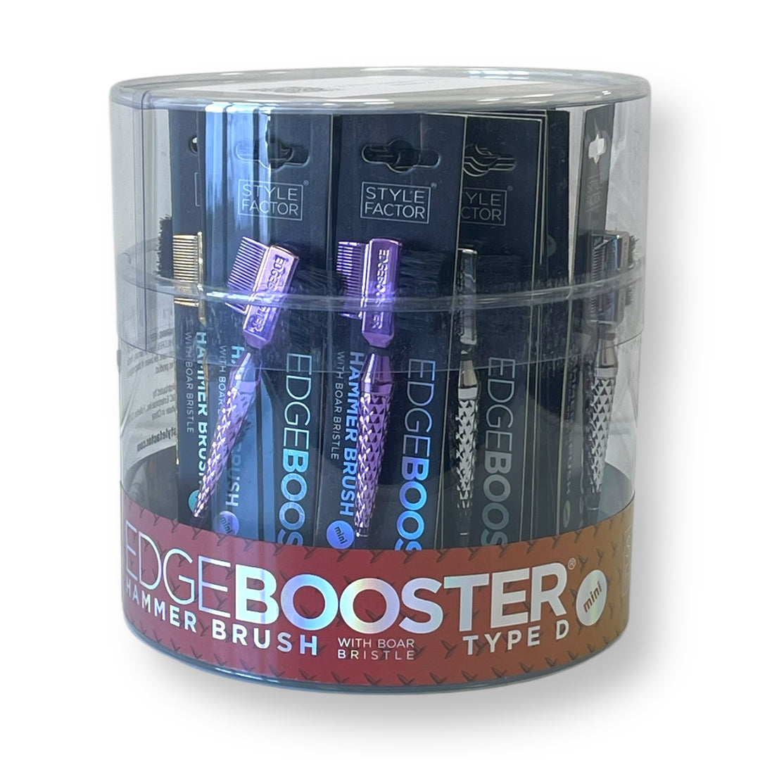 SFEB9145 Edge Booster Hammer Brush Mini 30 Pack Type D (Silver Gold Violet )