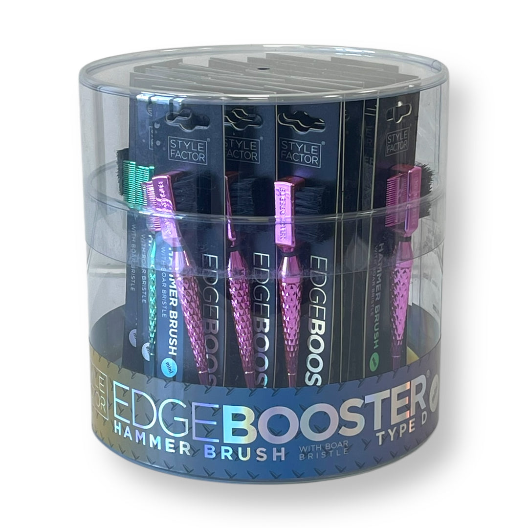 Edge Booster Hammer Brush Mini 30 Pack Type D (Pink Green Orange)